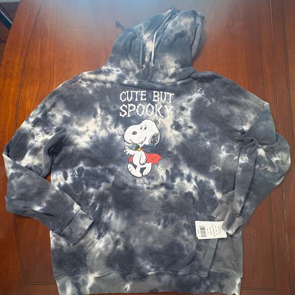 Peanuts Snoopy Halloween Hoodie NWT Size XL - Picture 1 of 6